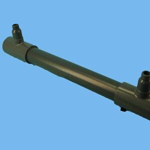 PVC connection piece 40 for ec tube excl.tube - 013100000