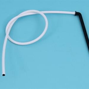 Micro tube white 50 cm 5x3.4mm + Rapier-black - 017460070