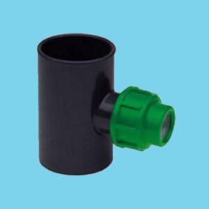 Tee Ø90 x pe 20 x 90 mm straight pvc - 013100860