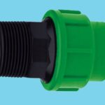 Pe coupling 40mm x 11/4" male - 050000148