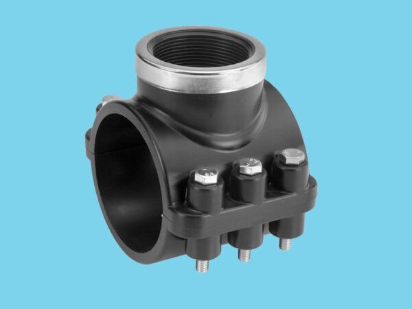 W00002811_1 Pp clamp saddle 90mm x 1/2" female thread+ ss b+n - W00002811