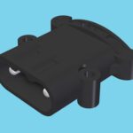 Euro plug DIN 80A 25mm male - 817000610