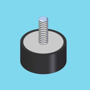 Vibration damper 40x20mm M8x25 Type D - 817000649