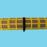 Am-cylinder-3"Male thread-4"C  100-Micron-yellow - 050300429