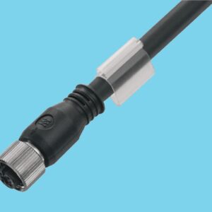 Connector cable M12 5p female straight L=3m - 817000612