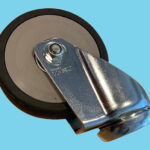 Swivel castor 100x32 h=132mm grey - W00004253