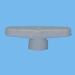 Handle grey for ball valve 50 + 63 pvc - 018201644