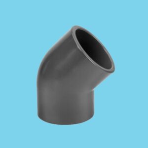 Elbow 63x63 45" 10bar pvc - 022000248