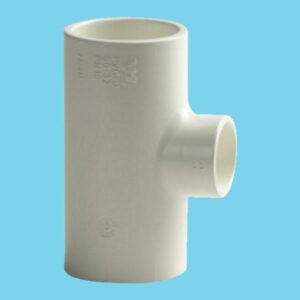 Tee Ø40 x 32 x 40 mm 90" 10bar pvc white - 026010399
