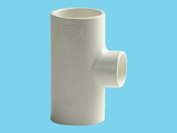 Tee Ø50 x 32 x 50 mm 90" 10bar pvc white - 026010453