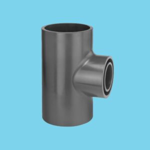 Tee Ø125 x 75 x 125 mm 90" 16bar pvc - 027000718