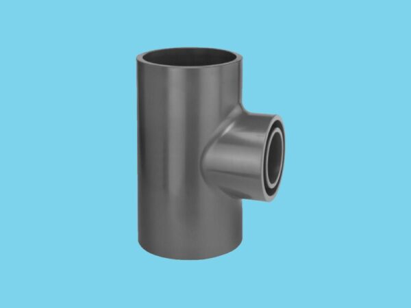 Tee Ø125 x 75 x 125 mm 90" 16bar pvc - 027000718
