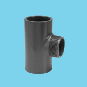 Tee Ø63 x 5/4" x 63 mm 90" 16bar pvc - 027001636