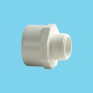 Adaptor nipple Ø50/63  x  1" white - 030002544