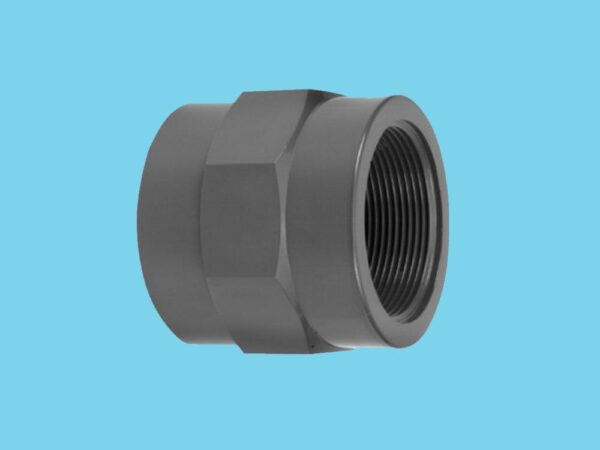 Adaptor socket 5/4" x 5/4" female 10bar pvc - 030004101