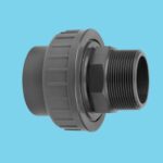 Adaptor union 3/3 Ø50 x 1 1/2" male 16bar pvc - 050003925