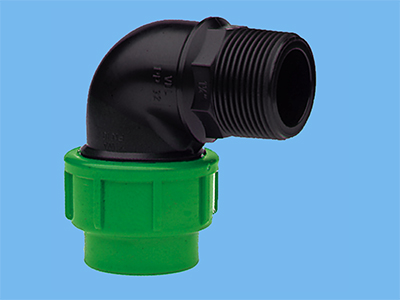 Plasson elbow 20mmx1/2"male thread - 050806149