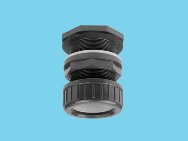 Table duct + clamping nut Ø32 x 5/4" pvc - 051901757