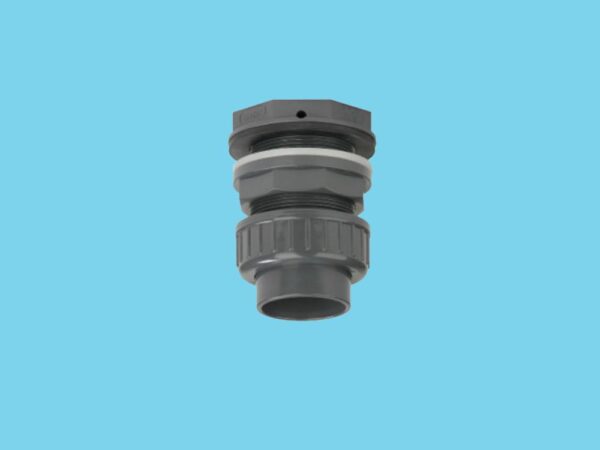 Tank connector + union part 25 x 5/4" pvc - 051902261