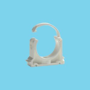 Tube clip Ø63mm white pvc - 060111863