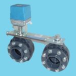 Double butterfly valve VK21- Ø  90mm +servo motor 24 vac - 070305137