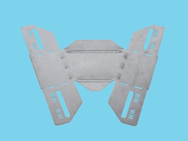 080301258_1 Reduction piece galvanized 120-200mm flat - 080301258