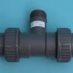 Tee flow 50 x 50 mm 90"  pvc - 081321155