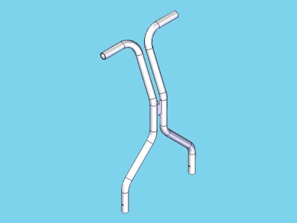 Push brackets T-model coated steel