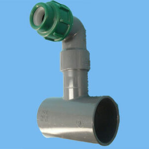 Tee Ø50 x pe 20 x 50 mm elbow pvc - 013100211