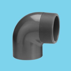 Elbow 50mm x 1 1/2" 90" male 10bar pvc - 022001514