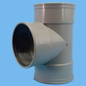 Tee Ø315 x 315 x 315 mm 90" 3 x cuff pvc - 026009188