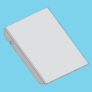 Vertical riser lid 200 mm bend - 080301959