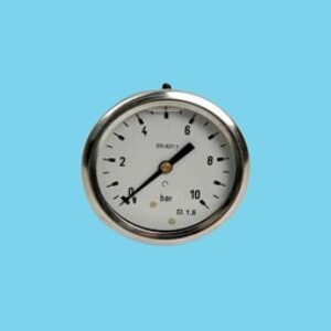 Pressure gauge -1 - +0.6 bar glycerin rear connection 1/4" s - 182101240