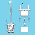 Motor sub-ass without plunger rod Dosatron - 941201365