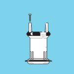 Pilot stem complete (with screws and seals) Dosatron - 941202198