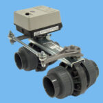 Double butterfly valve VK21- Ø50mm + servo motor 24 vac  - 070304535