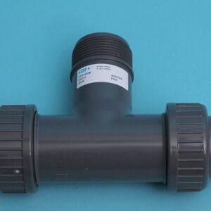 Tee flow 32 x 32 mm 90" pvc - 081321074