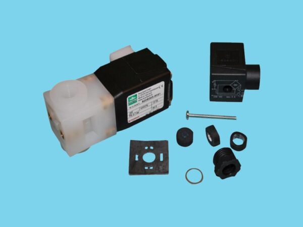 Buschjost acid dosingvalve ¼” 24VAC 40-60Hz 5-50 ltr/uur - 085900148