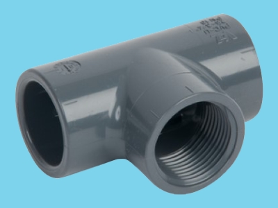 Tee 25x3/4''x25mm thr.female for pH holder - 085900259