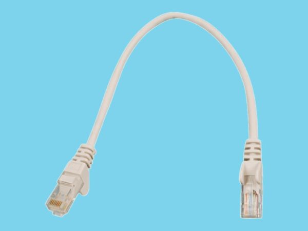 Patchcable CAT 5E - U/UTP 25 cm grey - 085900304