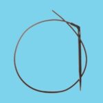 Capillair (Red Stripe) 50cm 3.2x0.8+Aquas stake black - 017460322