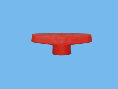 018201611_1 Handle red for ball valve 25 pvc - 018201611
