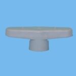 Handle for ball valve 32/40  grey pvc - 018201630