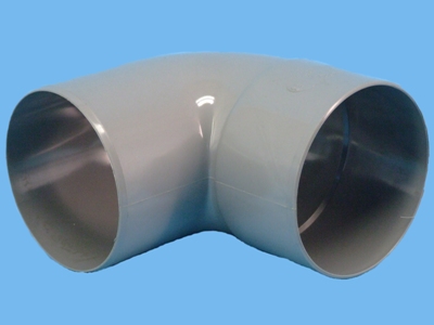 Bend Ø100mm 90" - 1 x wedge 1 x Glue Socket pvc - 020003005