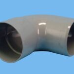 Bend Ø110mm 90" - 1 x wedge 1 x Glue Socket pvc - 020003102