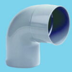 Bend Ø160mm 90" - 1 x wedge 1 x Glue Socket pvc - 020003609