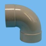 Bend Ø125mm 90" - 2 x Glue Socket pvc - 020007256