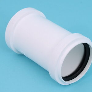 Slide-over socket Ø50 mm PP white - 020101704