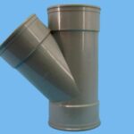 Tee Ø200 x 200 x 200 mm 45" 3 x cuff - 026002035