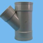 Tee Ø250 x 125 x 250 mm 45" 3 x cuff - 026002450